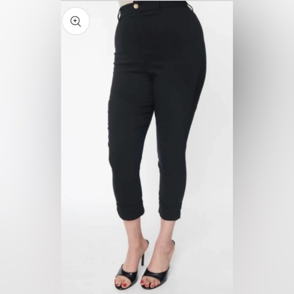 Unique Vintage x Betty Boop Collab Capri pant Black, Retro #0090 - Picture 8 of 9